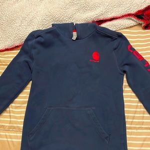 Carhartt navy blue hoodie kids size large